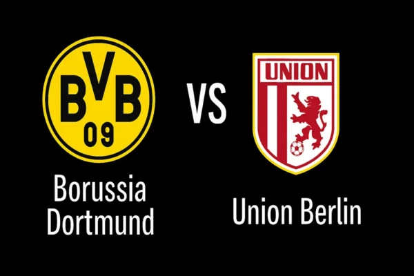 Borussia Dortmund recebe o Union Berlin no Signal Iduna Park pela 2ª rodada da Bundesliga 2025/26.