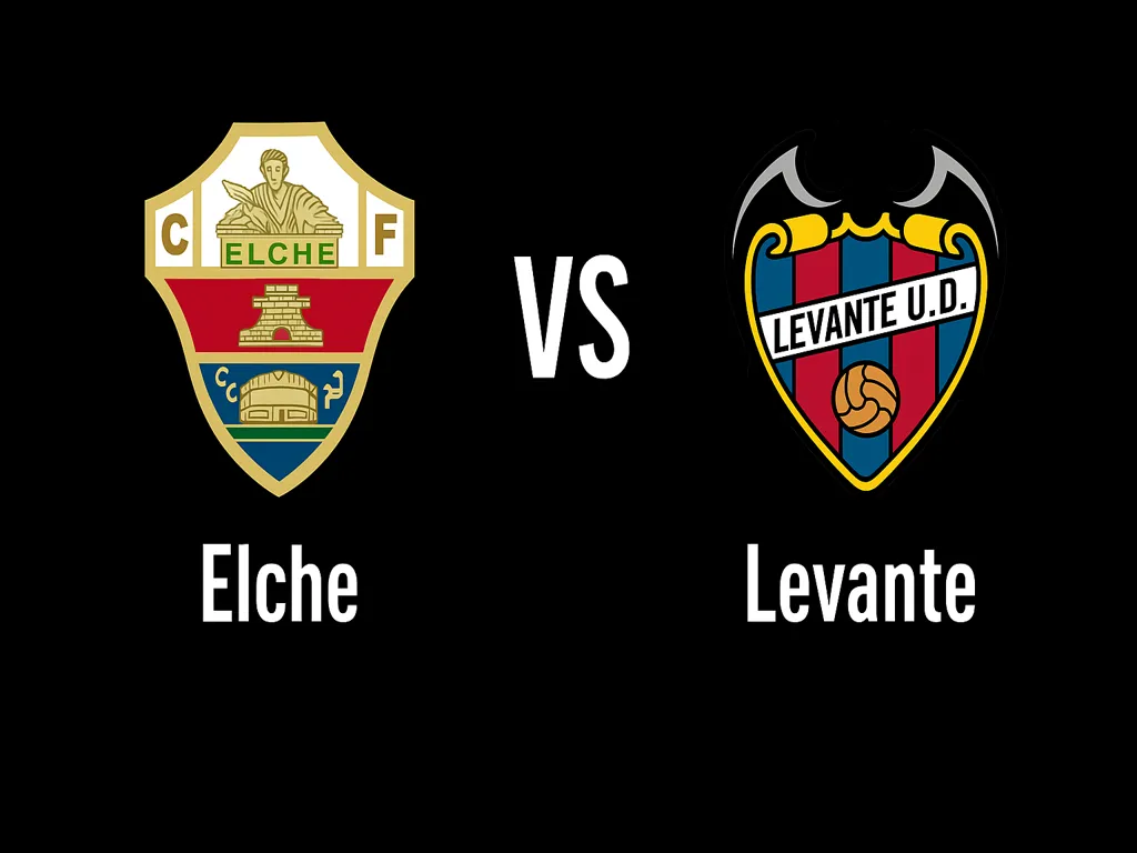 Derbi valenciano: Elche recebe o Levante no Martínez Valero pela LaLiga 2025/26