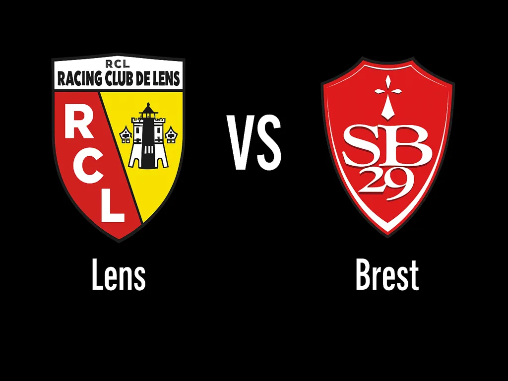 Lens enfrenta o Brest no Stade Bollaert-Delelis pela Ligue 1, jogo de sexta-feira à noite