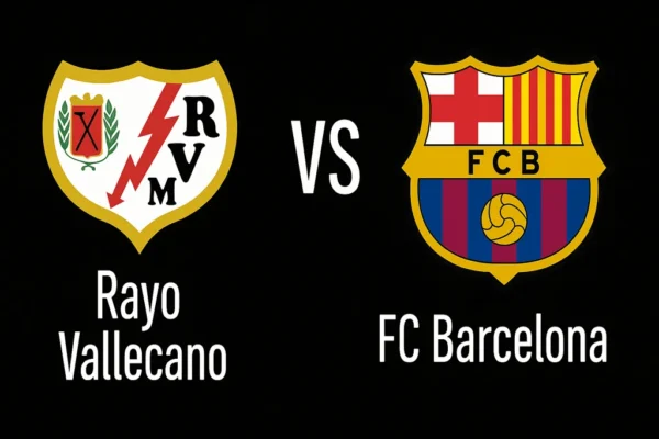 Barcelona visita o Rayo no Estadio de Vallecas pela 3ª rodada da LaLiga 2025/26.