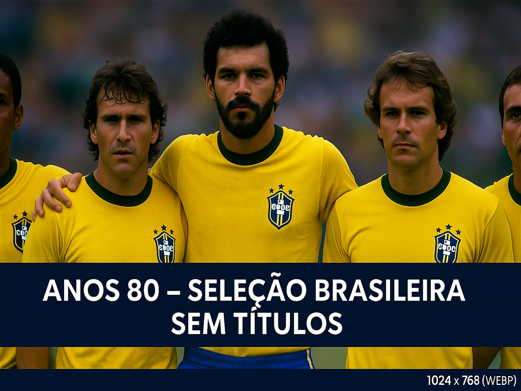 Anos 80 – Seleção Brasileira sem Títulos