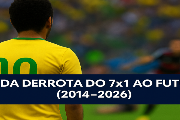 Da derrota de 7x1 para a Alemanha em 2014 até a preparação para a Copa de 2026, a Seleção Brasileira busca o hexacampeonato com Neymar, Vinícius Júnior, Rodrygo e Endrick.